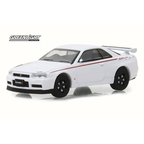 GREENLIGHT 1:64 2001 NISSAN SKYLINE GT-R 29900-E WHITE R34 GREENLIGHT 1:64 2001 NISSAN SKYLINE GT-R 29900-E WHITE R34